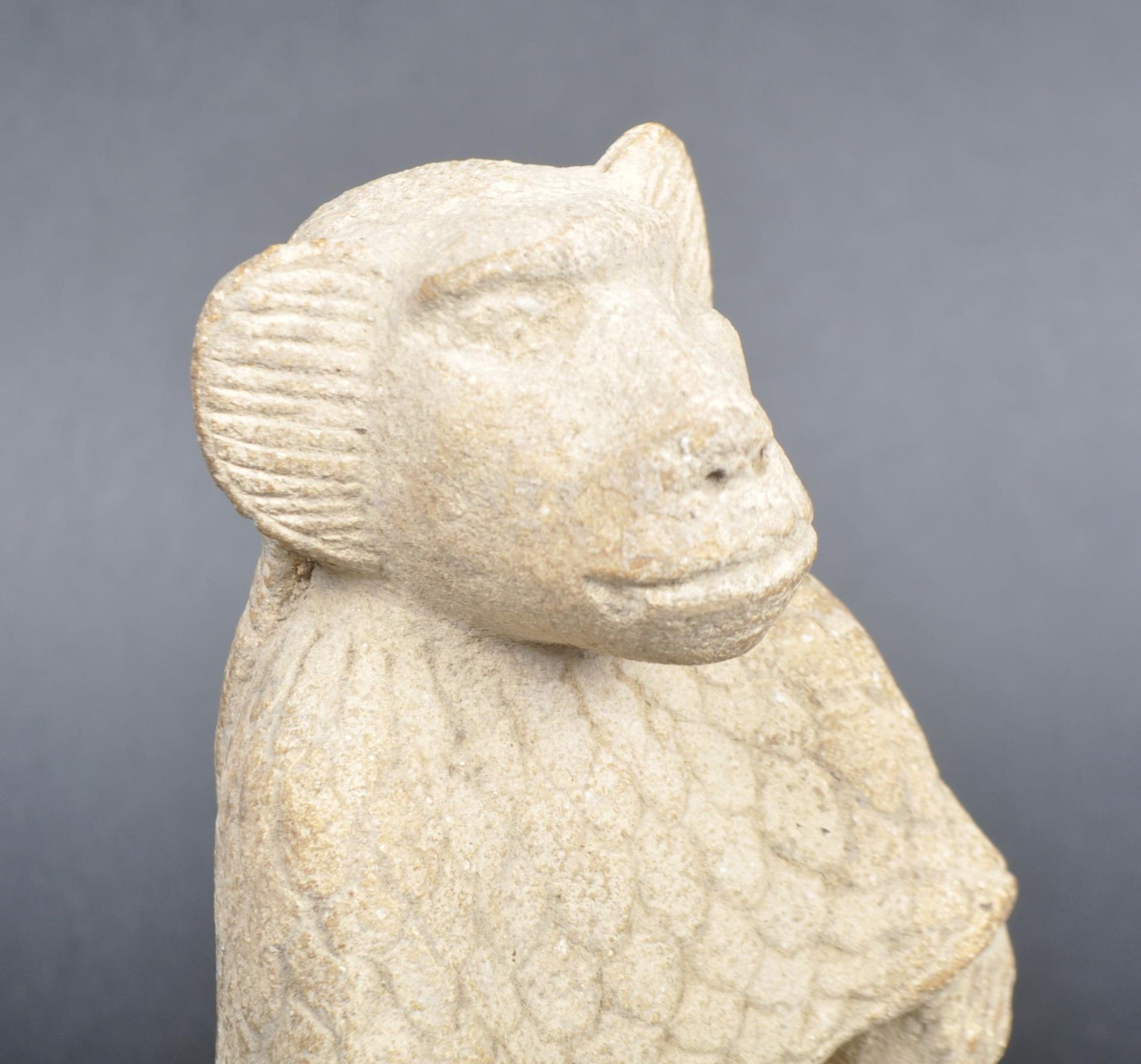 19TH CENTURY EGYPTIAN GRAND TOUR STEATITE THOTH BABOON - Image 5 of 9