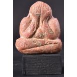 19TH CENTURY CHINESE TIBETAN WEEPING BUDDHA FIGURINE