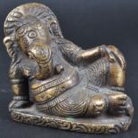 20TH CENTURY BRONZE FIGURINE OF GANESH