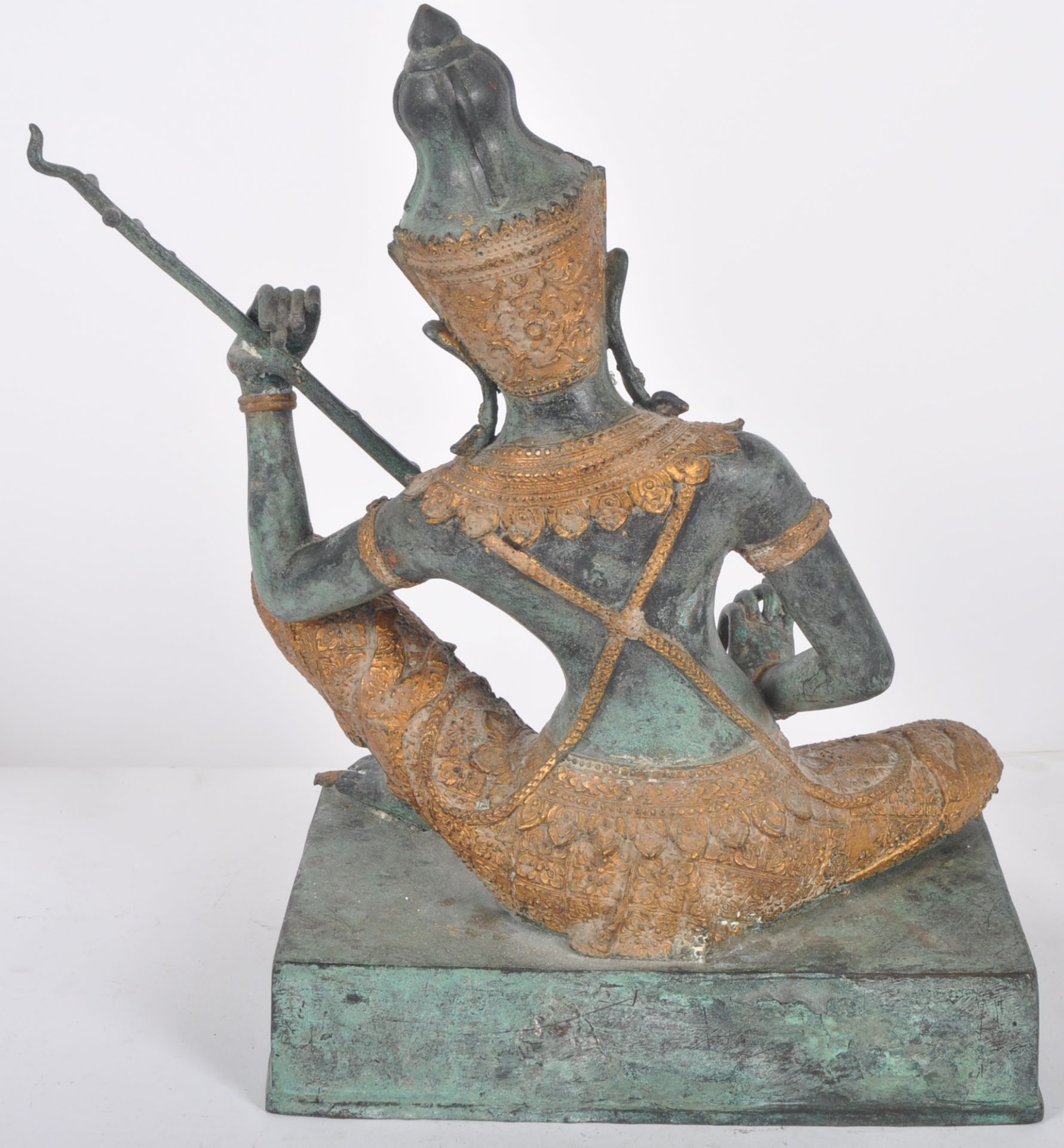 BRONZE FIGUREINE OF THE INDIAN DEITY SARASWATI - Image 7 of 10