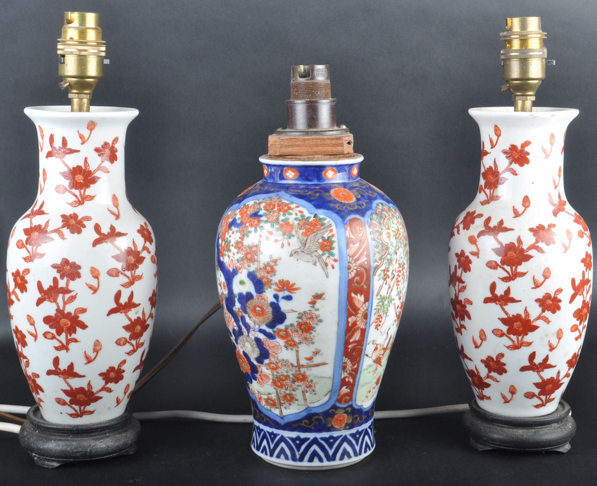 CHINESE & JAPANESE PORCELAIN TABLE LAMPS - Image 3 of 6