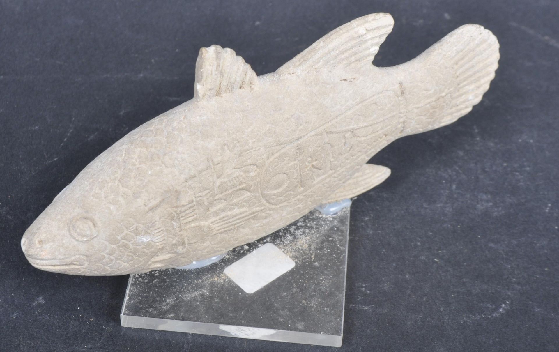 19TH CENTURY EGYPTIAN GRAND TOUR FISH FIGURE - Image 7 of 7