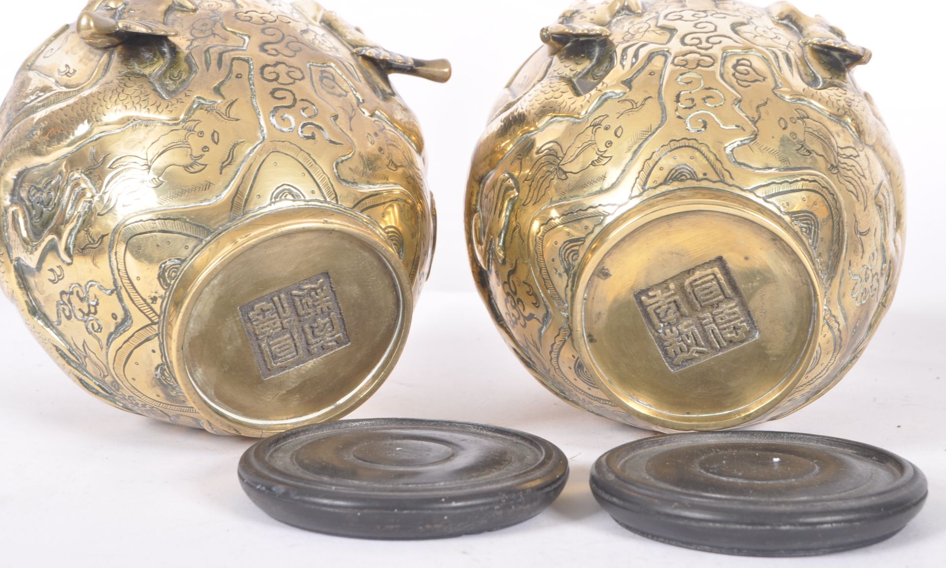 COLLECTION OF CHINESE BRASS OBJECTS - Image 5 of 5