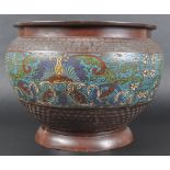 EARLY 20TH CENTURY JAPANESE CLOISONNE PLANTER