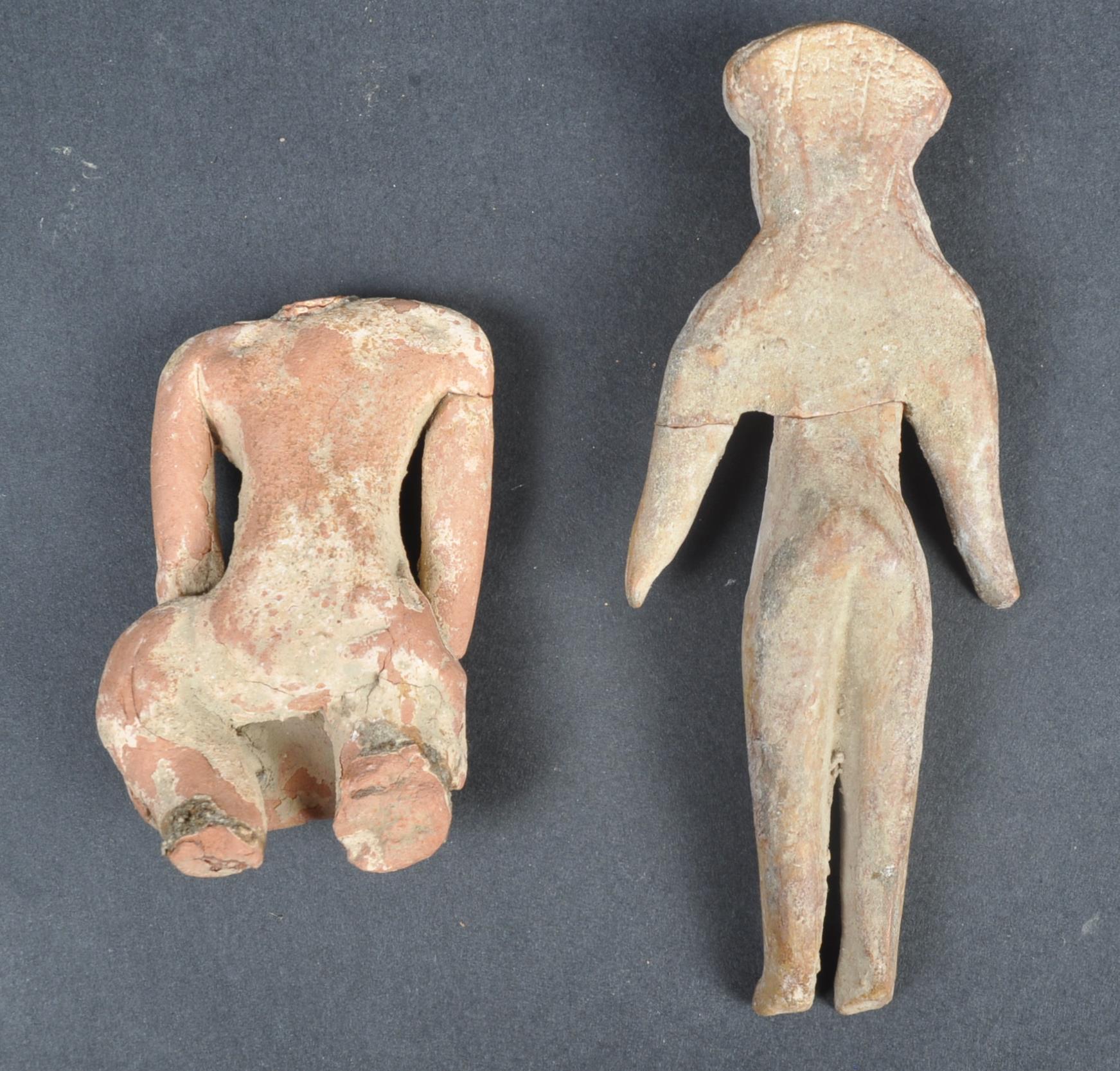 TWO ANCIENT INDUS VALLEY TERRACOTTA FERTILITY FIGURES - Image 6 of 6