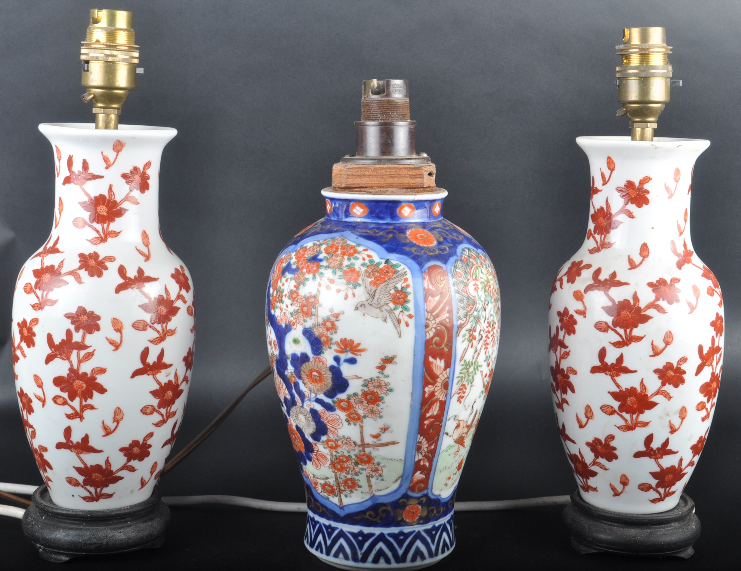 CHINESE & JAPANESE PORCELAIN TABLE LAMPS - Image 2 of 6