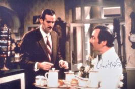 FAWLTY TOWERS - ANDREW SACHS (MANUEL) SIGNED PHOTOGRAPH