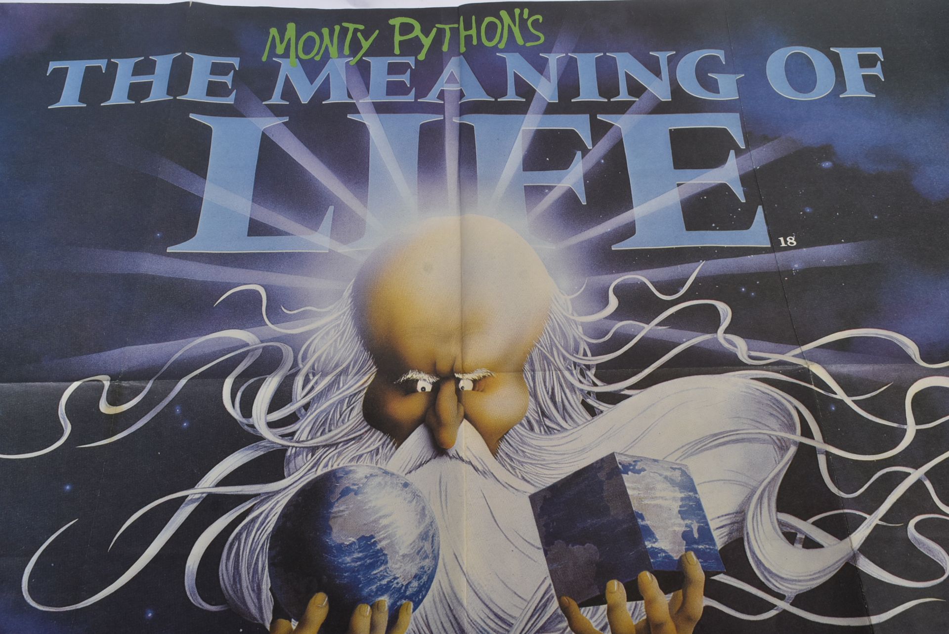 MONTY PYTHON - THE MEANING OF LIFE (1983) - SIGNED QUAD POSTER - Image 4 of 4