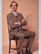 FAWLTY TOWERS - JOHN CLEESE - 16X12" LARGE AUTOGRAPHED PHOTO