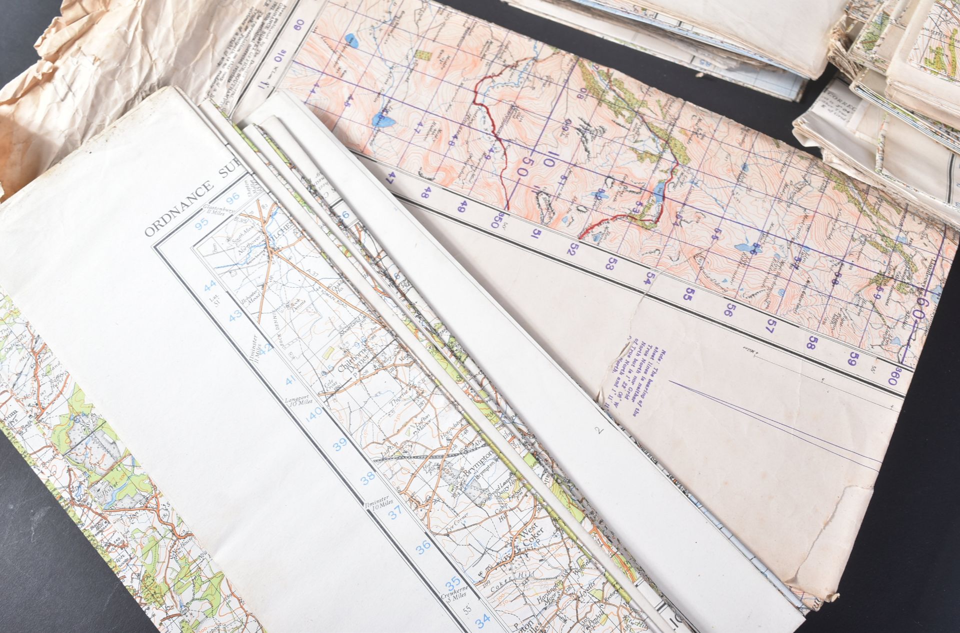 COLLECTION OF BRITISH SECOND WORLD WAR ORDNANCE SURVEY MAPS - Bild 10 aus 12