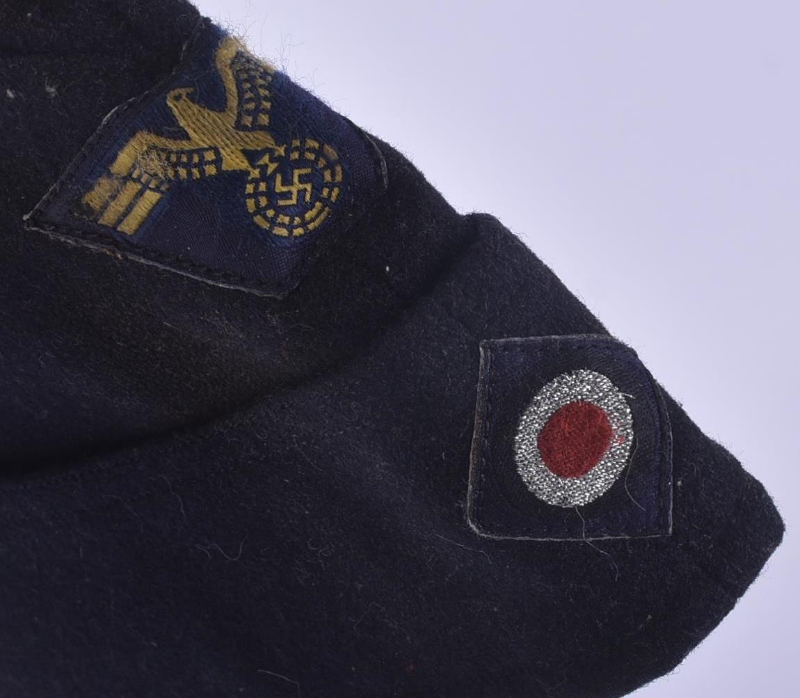 WWII SECOND WORLD WAR GERMAN KRIEGSMARINE SIDE CAP - Image 4 of 8