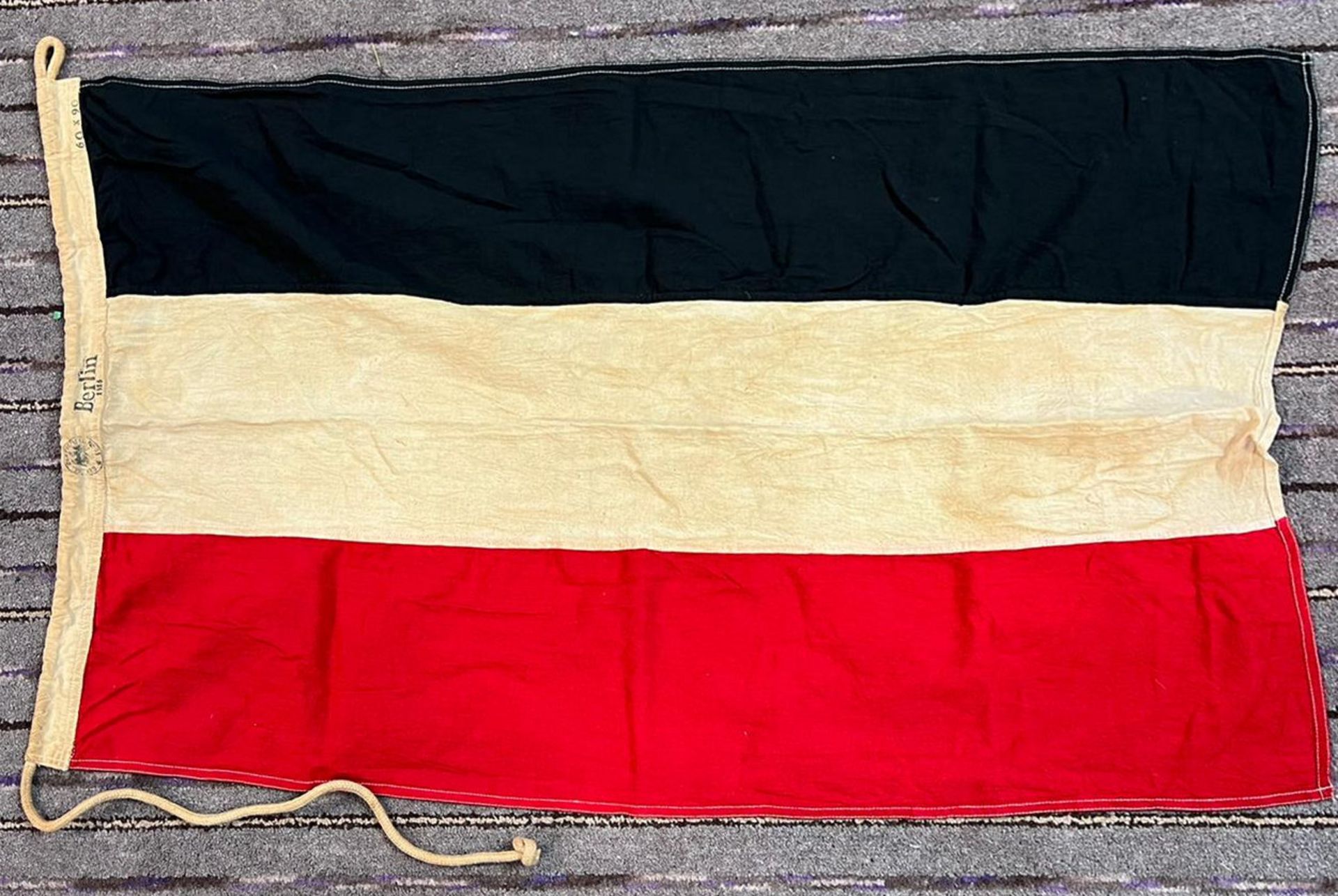 WWI FIRST WORLD WAR IMPERIAL GERMAN EMPIRE FLAG - Bild 2 aus 9