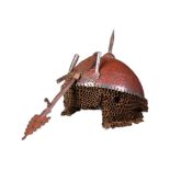 19TH CENTURY INDO PERSIAN KULAH KHUD HELMET