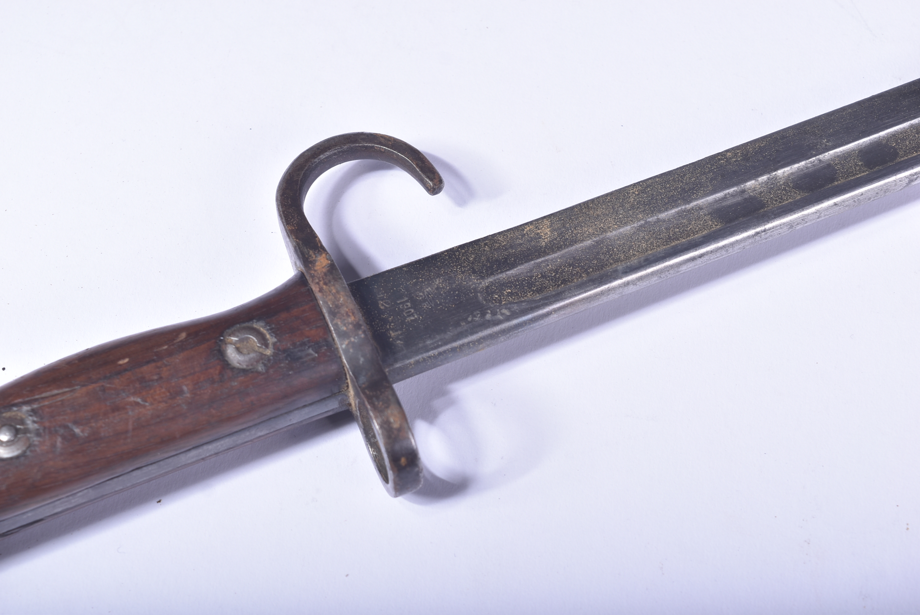 WWI FIRST WORLD WAR 1907 PATTERN LEE ENFIELD RIFLE BAYONET - Image 12 of 15