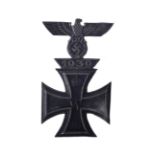 ORIGINAL WWI FIRST CLASS IRON CROSS MEDAL WITH ONE PIECE SPANGE