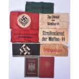 COLLECTION OF ASSORTED WWII GERMAN THIRD REICH ARM BANDS