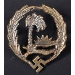WWII GERMAN ' SONDERVERBAND ' SPECIAL OPERATIONS UNIT CAP BADGE