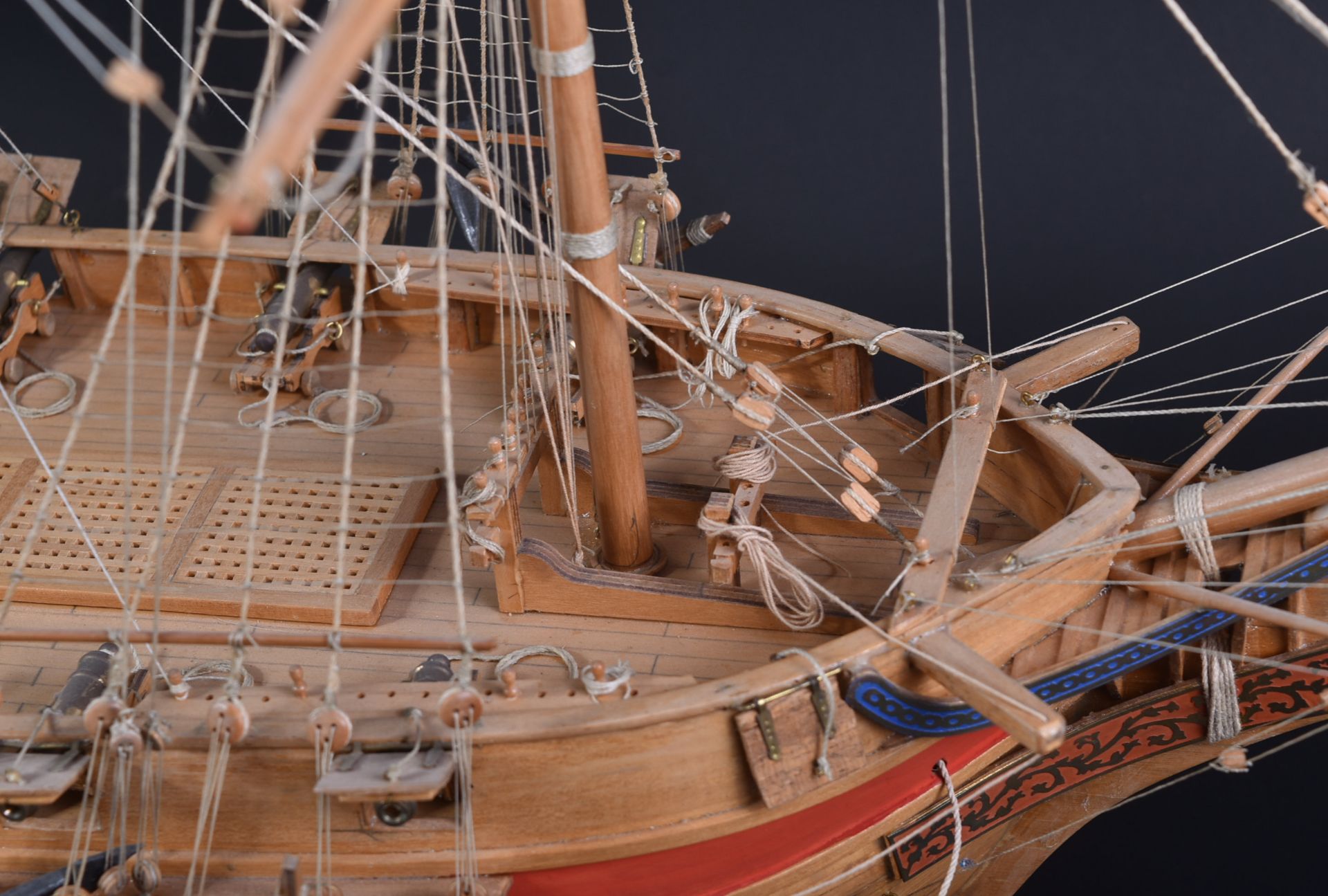 MUSEUM QUALITY MODEL BOAT COLLECTION – 18TH CENTURY FRENCH GALLEON - Bild 12 aus 22