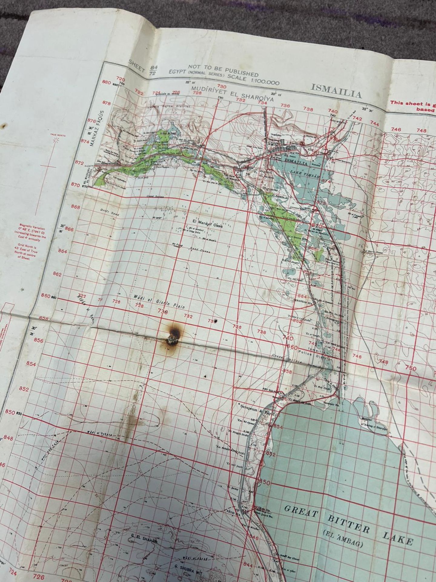 THREE SECOND WORLD WAR BRITISH ORDNANCE SURVEY MAPS - Bild 16 aus 18