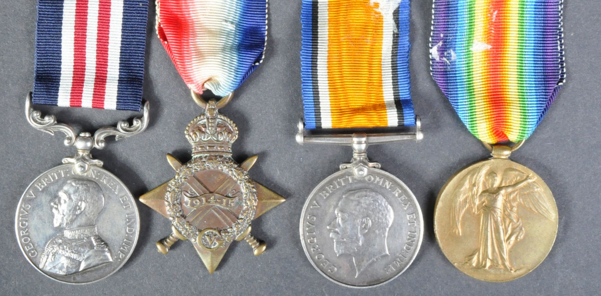 WWI FIRST WORLD WAR BRITISH MILITARY MEDALS - BLACK WATCH - Image 2 of 12