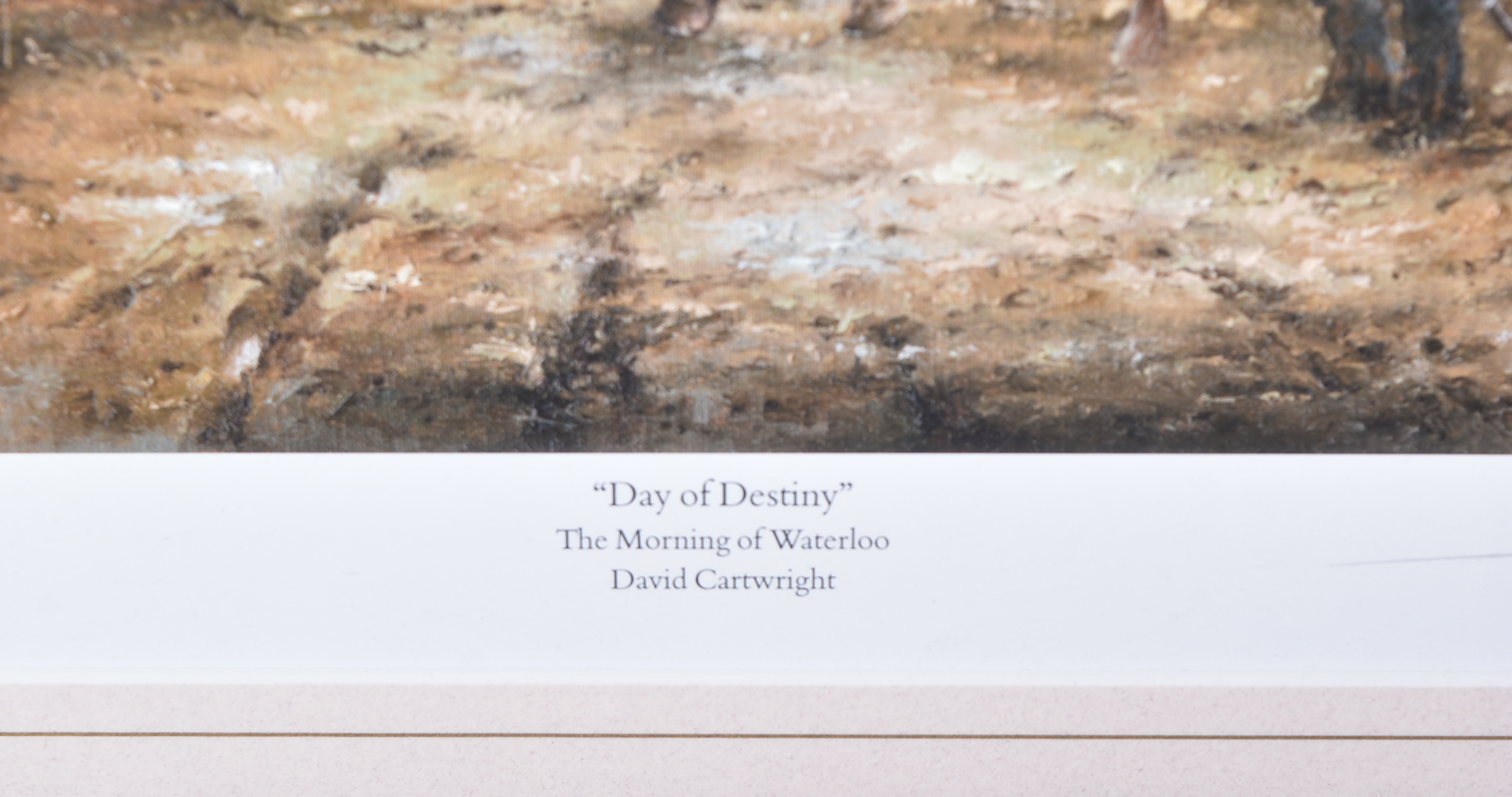 AFTER DAVID CARTWRIGHT - LIMITED EDITION ' DAY OF DESTINY ' PRINT - Image 6 of 8