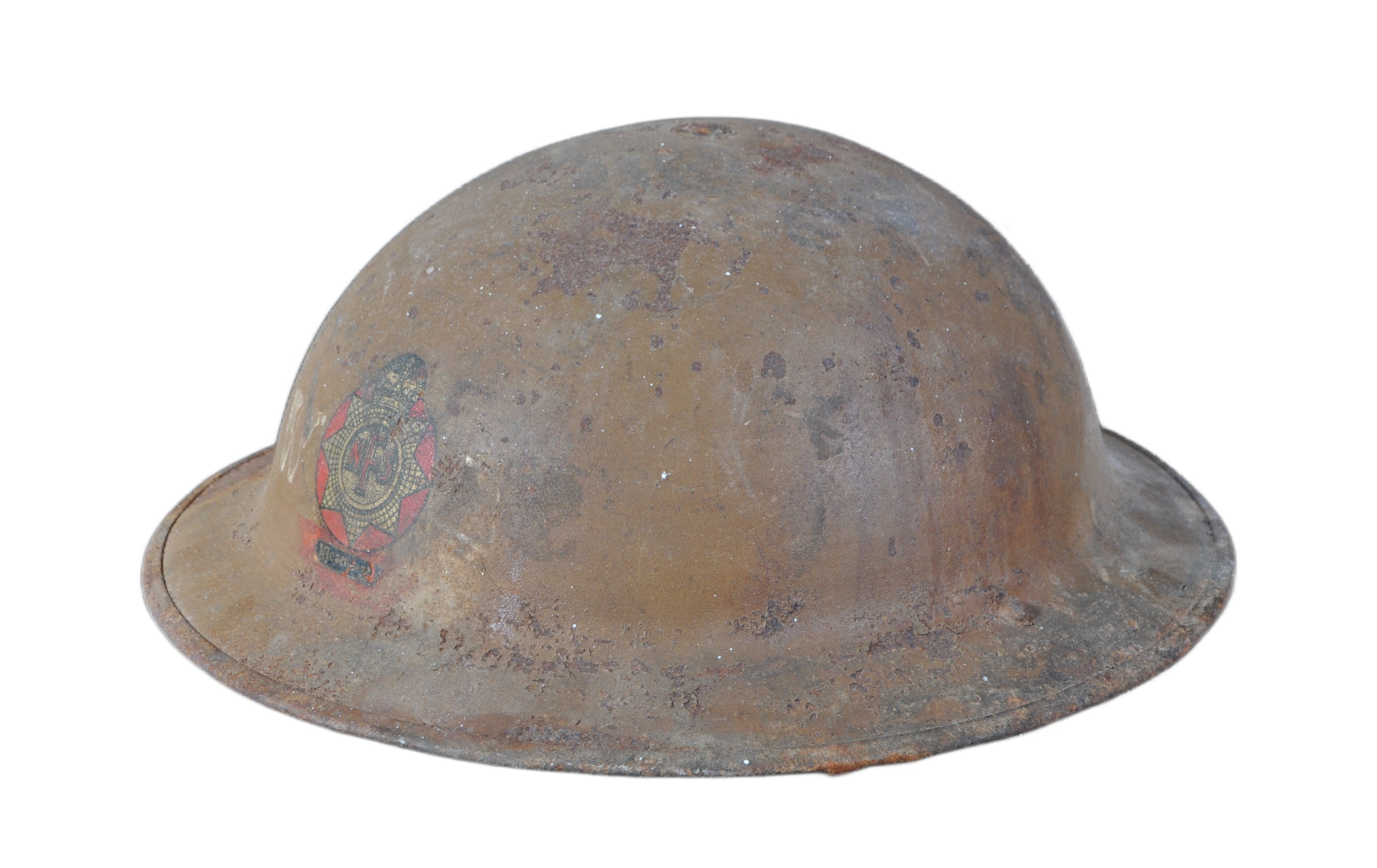 SCARCE LOCAL BRISTOL INTEREST WW2 KLEENEZE NFS HELMET