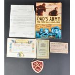 WWII SECOND WORLD WAR HOME GUARD RELATED EPHEMERA