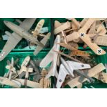 MODEL PLANES - LARGE COLLECTION OF SCRATCH BUILT MODELS