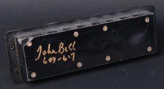 ORIGINAL WWII JOHN BELL SIGNED LANCASTER BOMBER FUSE BOX