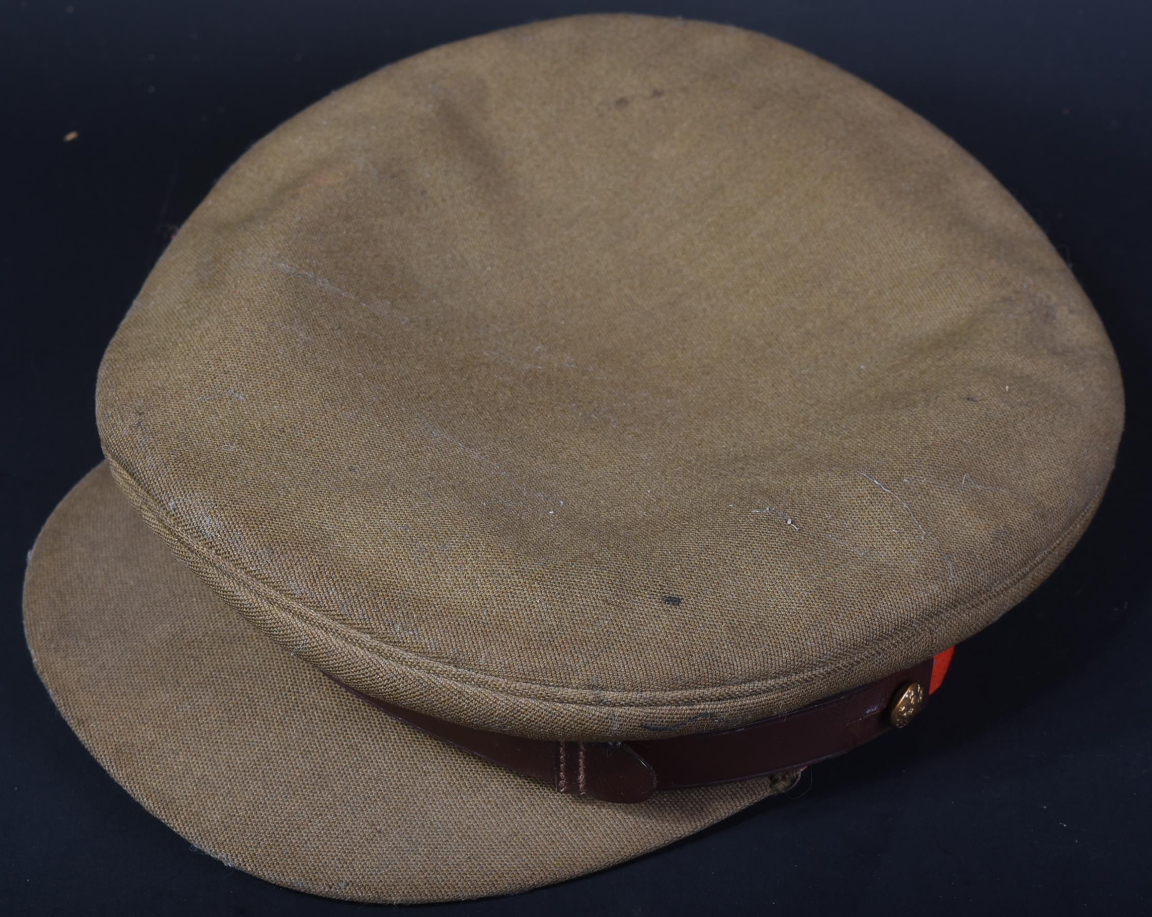 WWII SECOND WORLD WAR BRITISH BRIGADIERS PEAKED CAP - Image 3 of 8