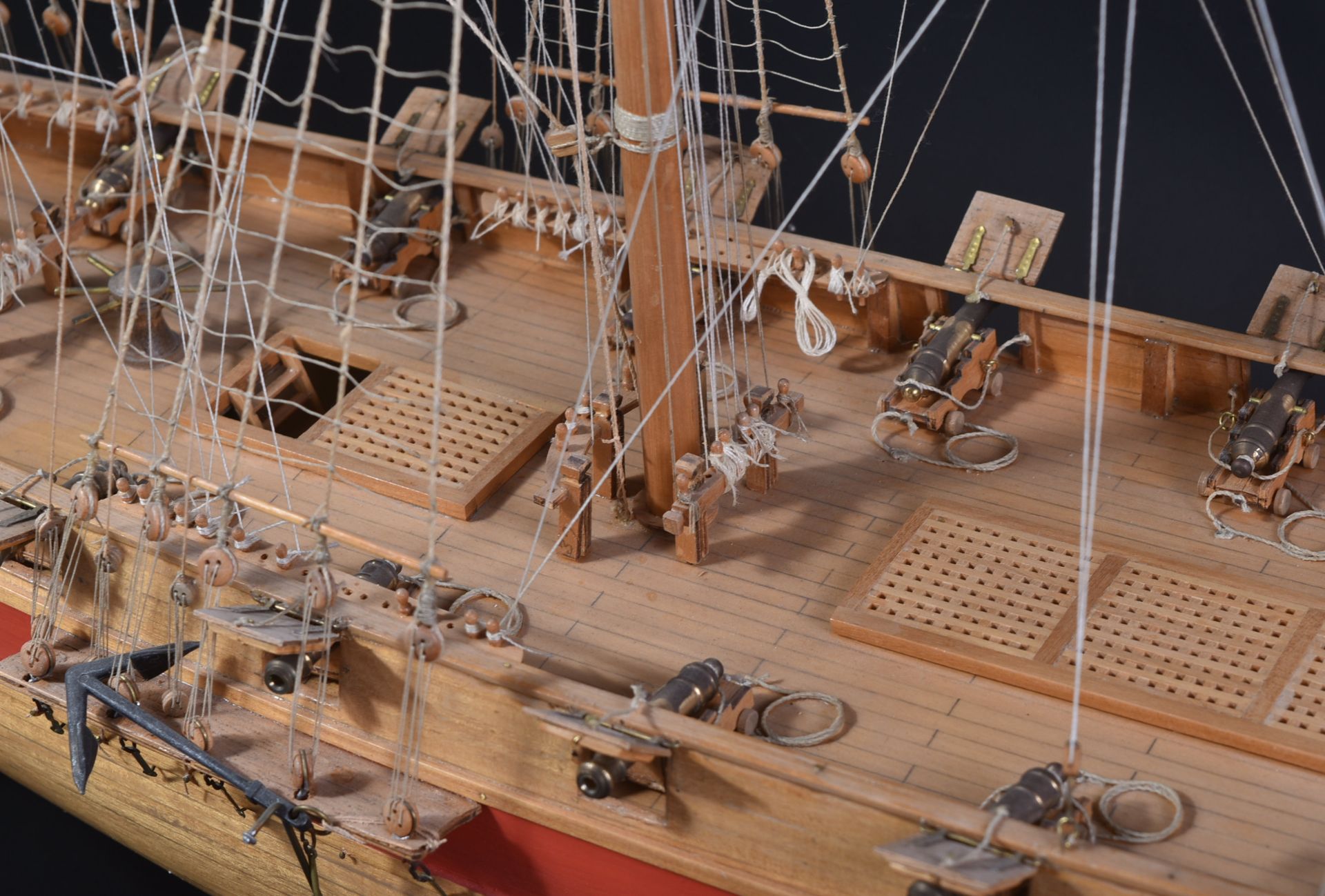 MUSEUM QUALITY MODEL BOAT COLLECTION – 18TH CENTURY FRENCH GALLEON - Bild 10 aus 22