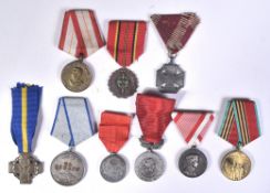 COLLECTION OF ASSORTED EUROPEAN WORLD WAR MEDALS