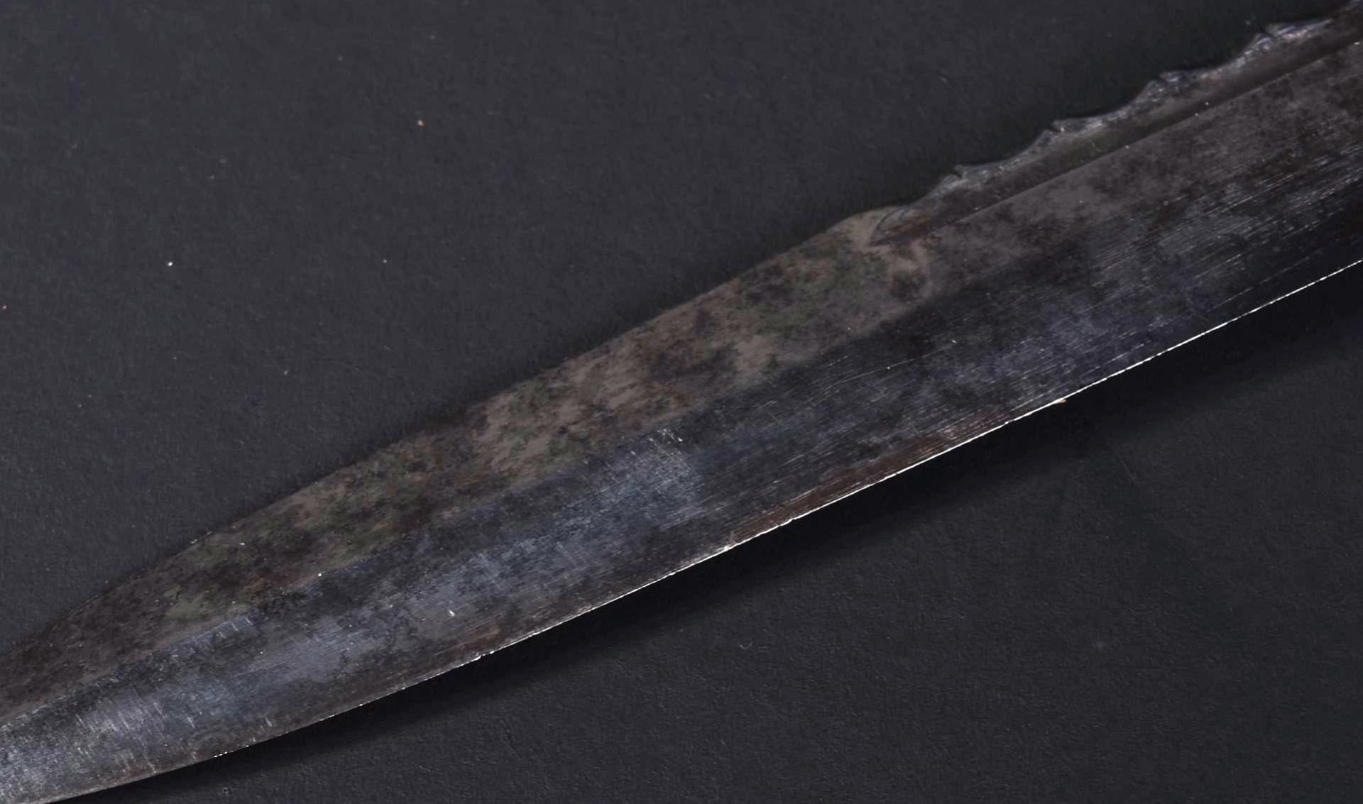 18TH CENTURY PLUG BAYONET WITH SERRATED EDGE BLADE - Image 8 of 14