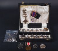WWI FIRST WORLD WAR - MEDALS & EFFECTS OF NAVAL SAILOR