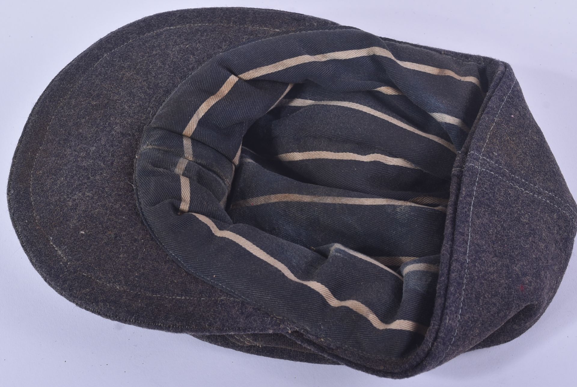 WWII SECCOND WORLD WAR GERMAN LUFTWAFFE M43 NCO FIELD CAP - Bild 5 aus 6