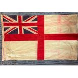 WWII SECOND WORLD WAR BRITISH NAVAL ENSIGN FLAG