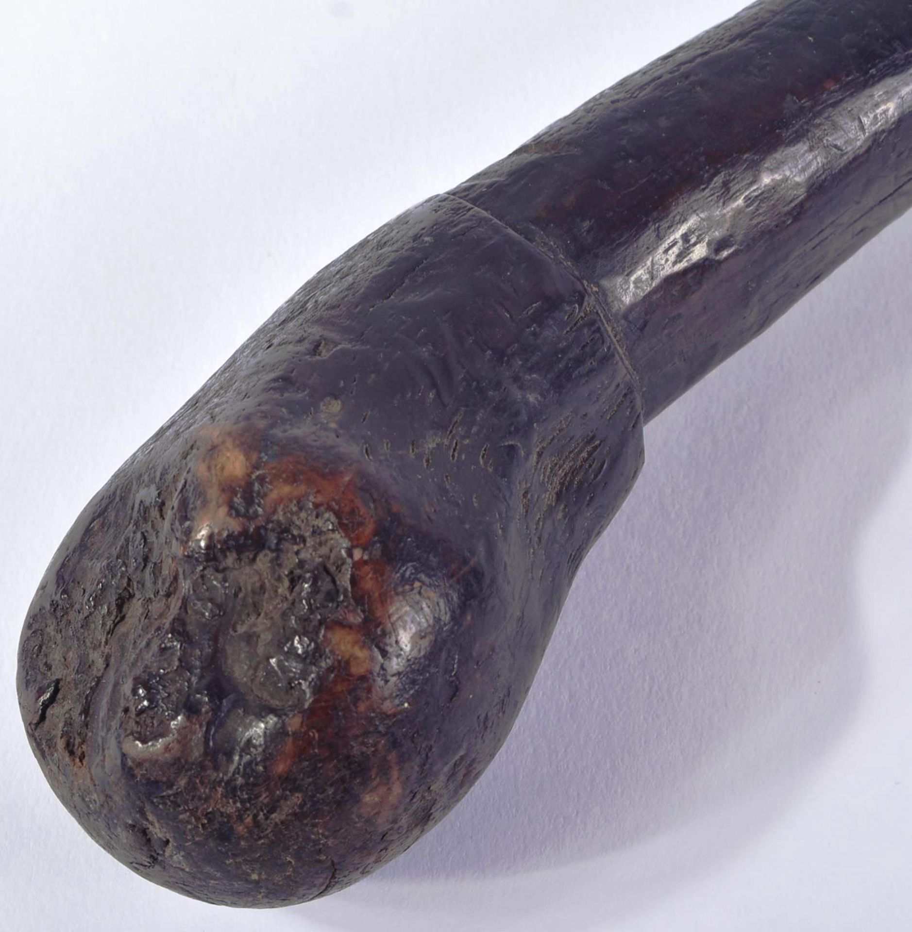 19TH CENTURY AFRICAN TRIBAL KNOBKERRIE CLUB - Image 3 of 8