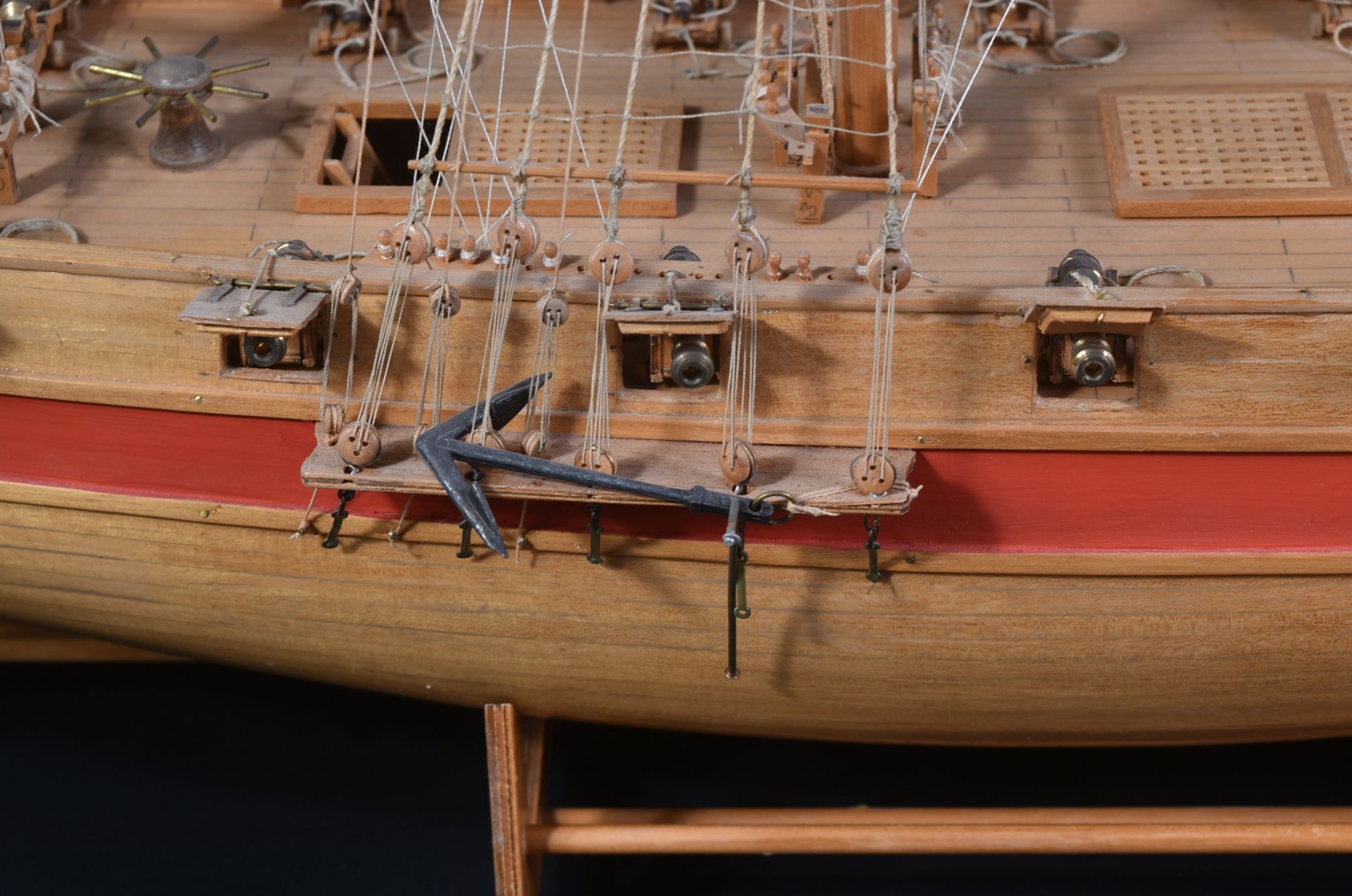 MUSEUM QUALITY MODEL BOAT COLLECTION – 18TH CENTURY FRENCH GALLEON - Bild 20 aus 22