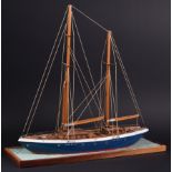 MUSEUM QUALITY MODEL BOAT COLLECTION – SMALL SAILING KETCH