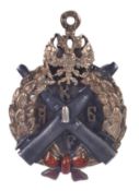 EARLY 20TH CENTURY IMPERIAL RUSSIAN EMPIRE ARTILLERY MEDAL