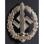 SECOND WORLD WAR GERMAN SA DISABLED VETERANS SPORTS BADGE