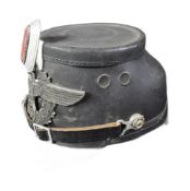 WWII SECOND WORLD WAR STYLE GERMAN REICH PROTECTION SHAKO