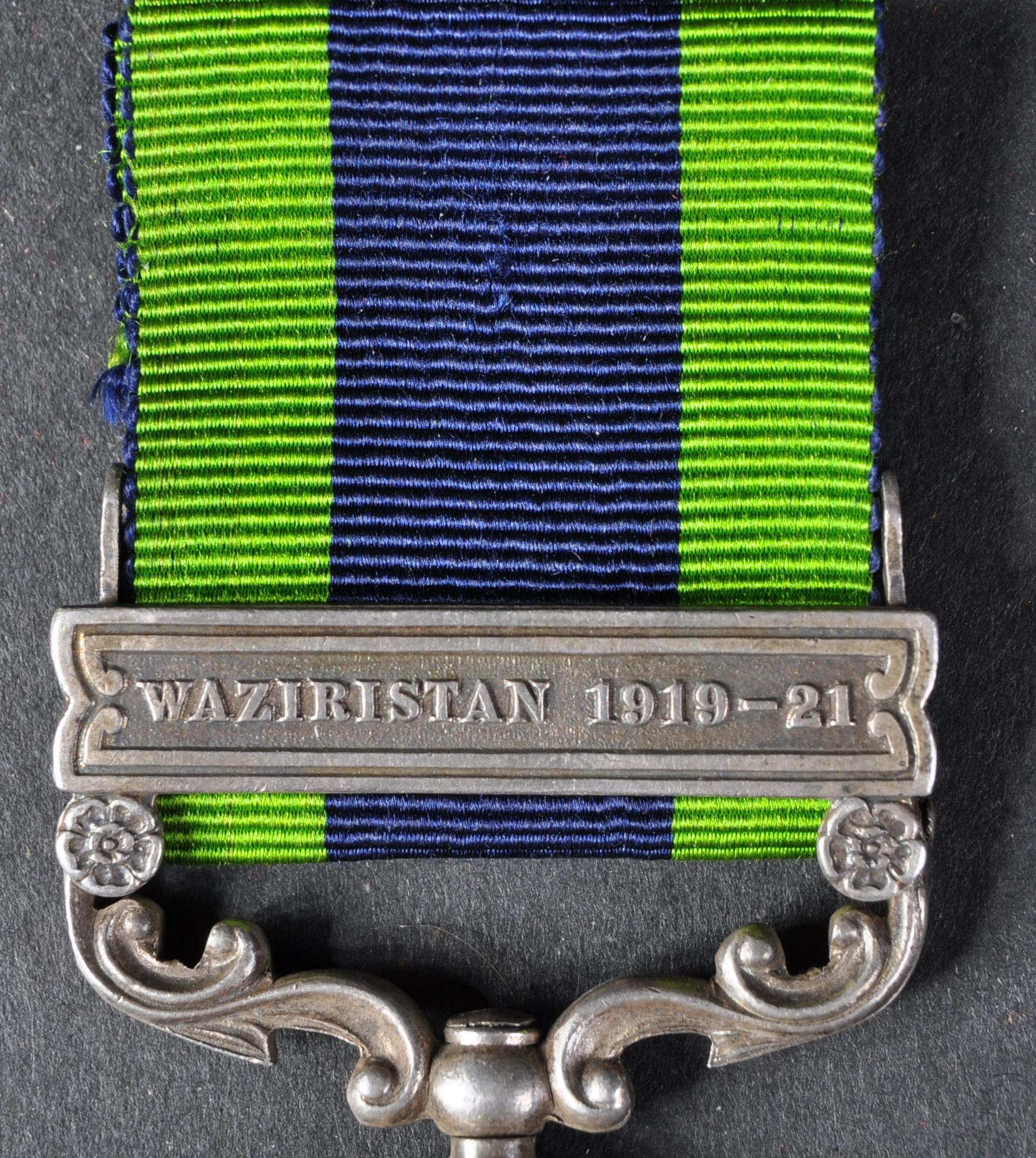 INDIAN GENERAL SERVICE MEDAL - 25TH PUNJABIS WAZIRISTAN 1919-21 - Image 4 of 6