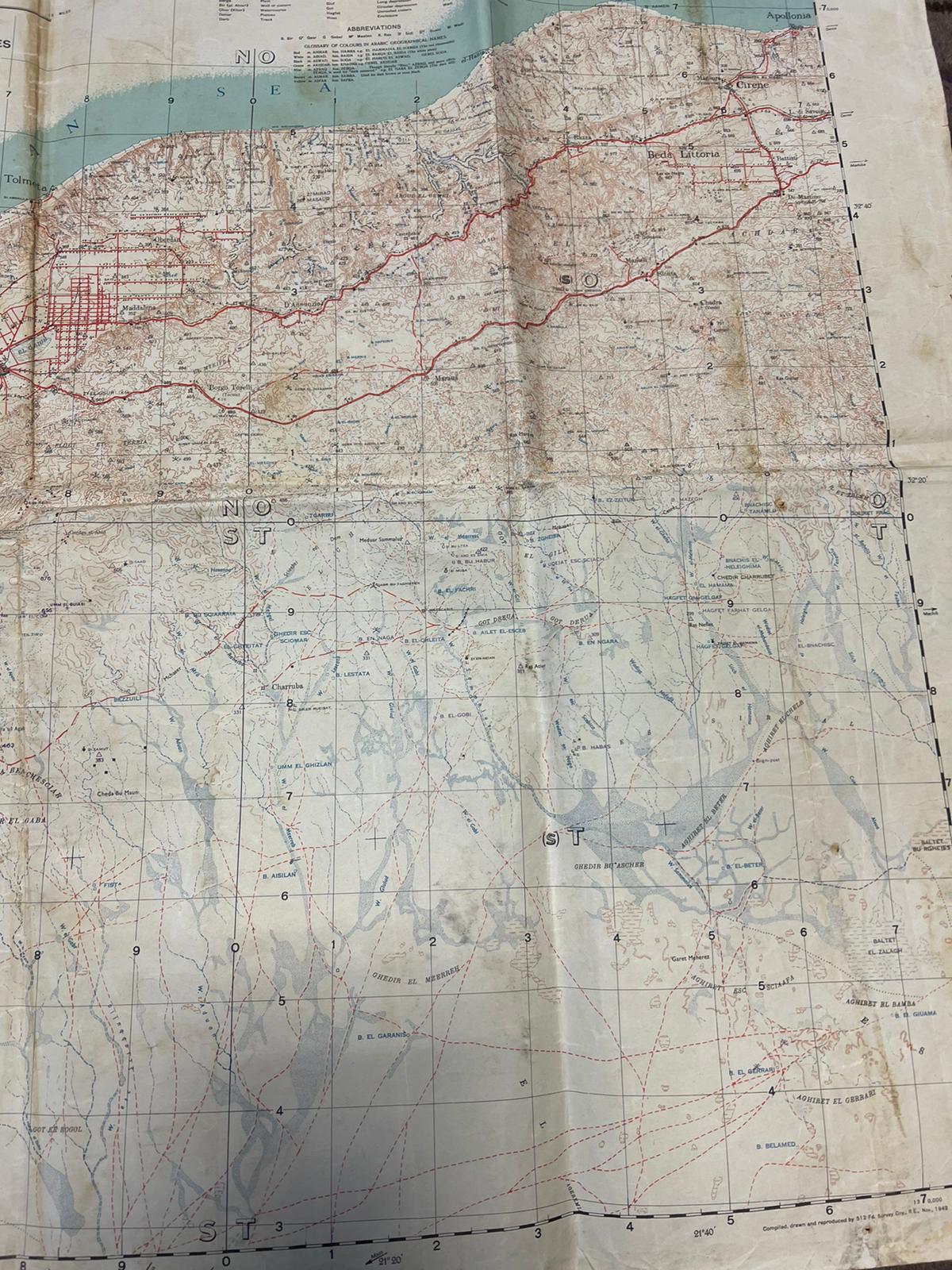 THREE SECOND WORLD WAR BRITISH ORDNANCE SURVEY MAPS - Image 8 of 18