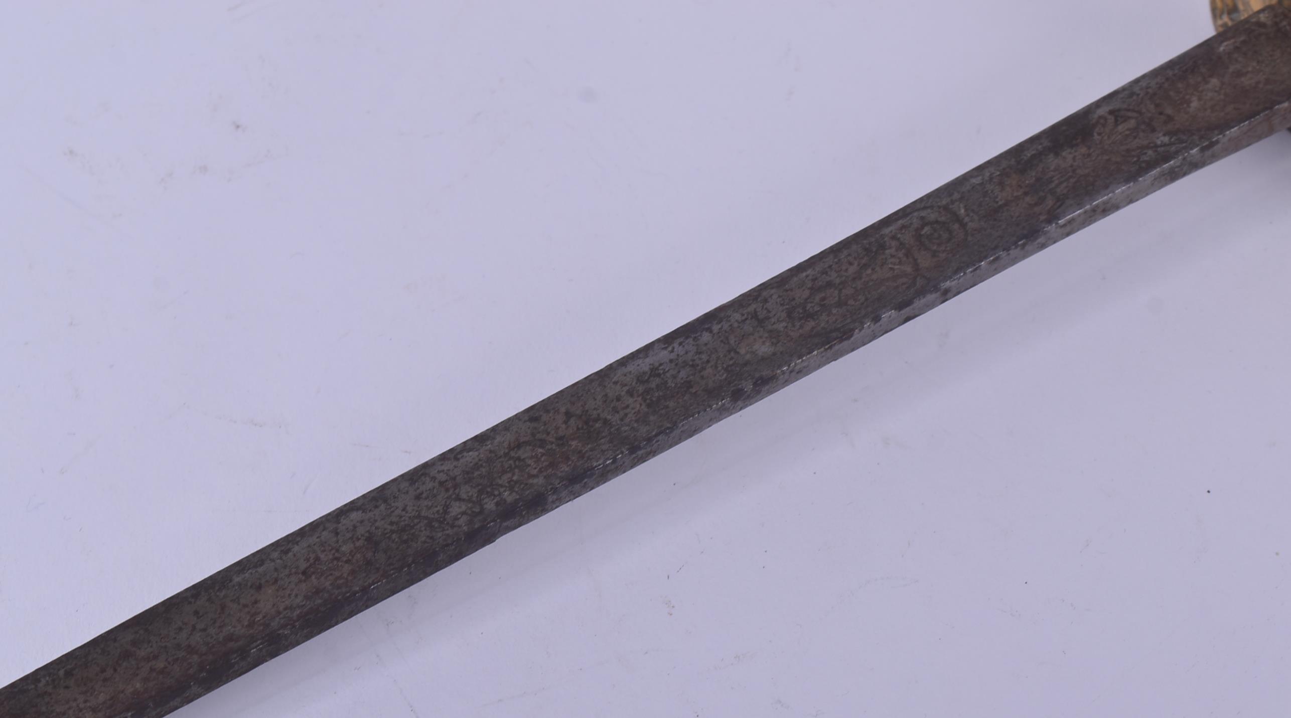 EARLY 19TH CENTURY INFANTRY OFFICERS SWORD / SPADROON - Image 13 of 16