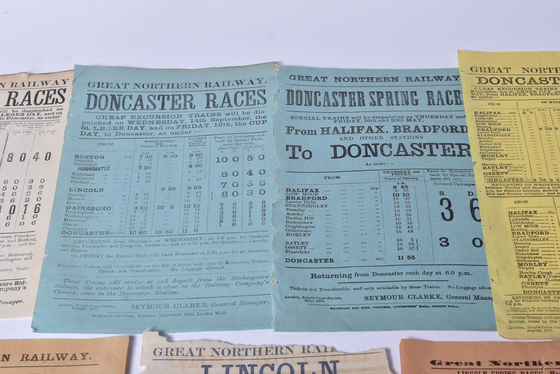 RAILWAYANA - GREAT NORTHERN RAILWAY HANDBILLS - 1870 - 1895 - Image 8 of 12