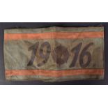 IRISH EASTER REBELLION - 1916 VETERAN'S ARMBAND