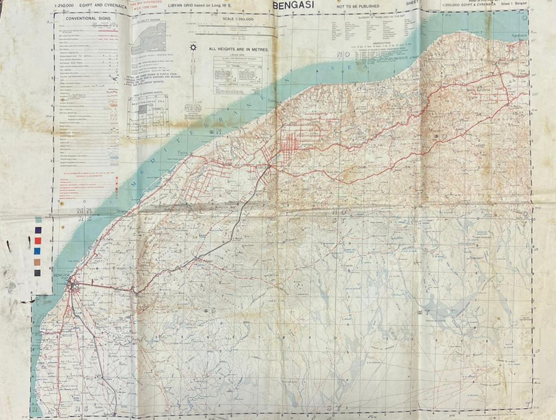 THREE SECOND WORLD WAR BRITISH ORDNANCE SURVEY MAPS - Image 10 of 18
