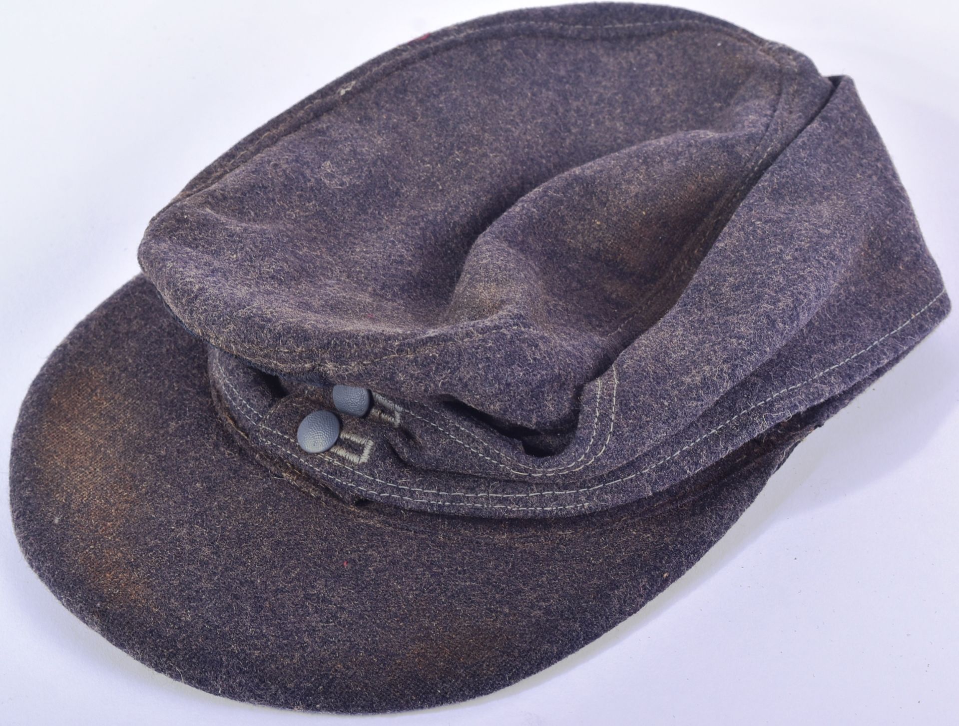 WWII SECCOND WORLD WAR GERMAN LUFTWAFFE M43 NCO FIELD CAP - Bild 2 aus 6