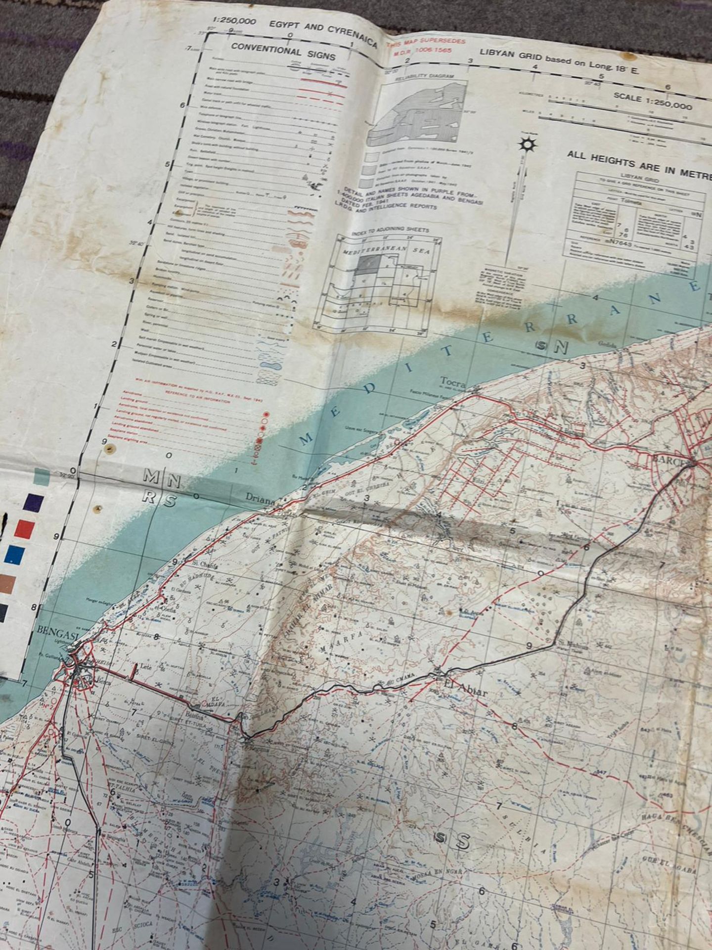 THREE SECOND WORLD WAR BRITISH ORDNANCE SURVEY MAPS - Image 13 of 18